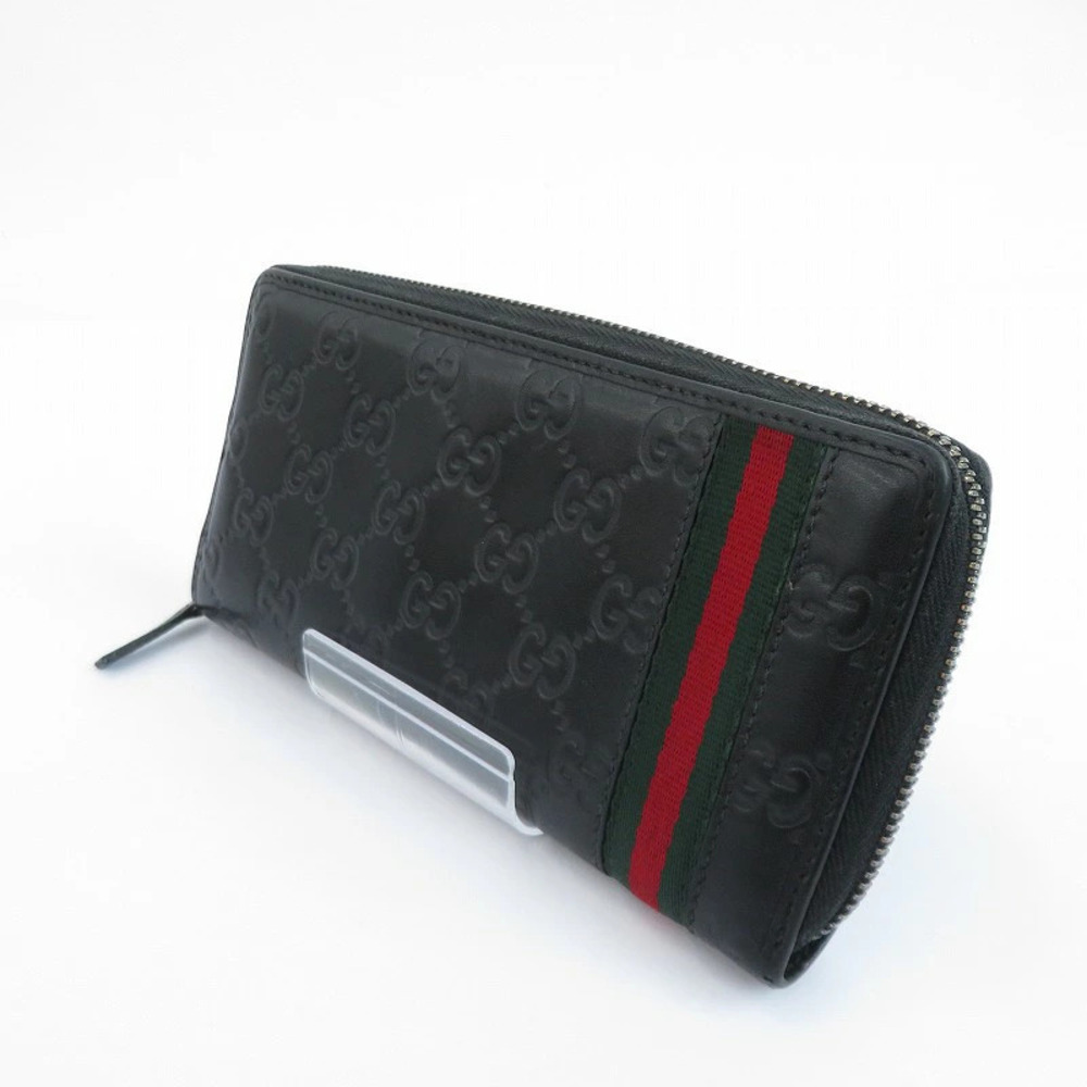Gucci Guccissima Long Wallet Black